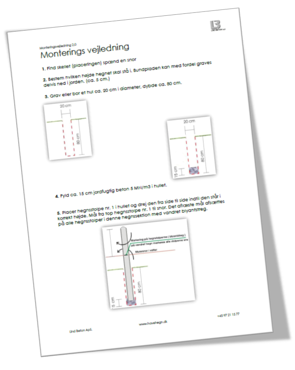 Monteringsvejledning 2,0